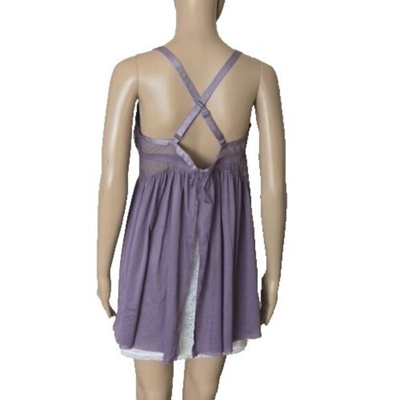Torrid Nightgown lace top open back Babydoll Lingerie Size 0X - Picture 5 of 7